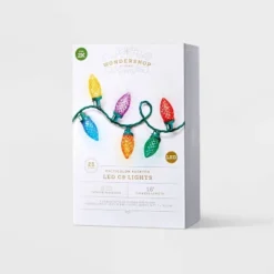 25ct LED C9 Faceted Christmas String Lights With Green Wire - Wondershop™ 11 25ct LED C9 Faceted Christmas String Lights With Green Wire - Wondershop™ -Old World Christmas GUEST ec90a092 b08a 4c86 b818 00f59351f57a