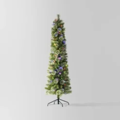 Pre-lit Slim Virginia Pine Artificial Christmas Tree Dual Color LED Lights - Wondershop™ -Old World Christmas GUEST ec9fb742 367f 44e3 9783 75c43ca32d06
