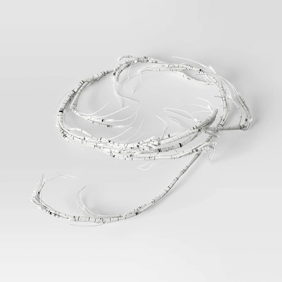 48ct LED Battery Operated Twig Dewdrop Christmas String Lights Warm White Silver Wire - Wondershop™ 5 48ct LED Battery Operated Twig Dewdrop Christmas String Lights Warm White Silver Wire - Wondershop™ - Image 3