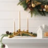 3.75"x11.5" Taper Metal Antler Christmas Sculpture Candle Holder Gold - Wondershop™ -Old World Christmas GUEST f43ed7f7 f5ce 47a0 ac48 dd3616cac8f4