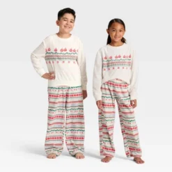 Kids' "Let It Snow" Fair Isle Microfleece Holiday Matching Family Pajama Pants - Wondershop™ Cream 9 Kids' "Let It Snow" Fair Isle Microfleece Holiday Matching Family Pajama Pants - Wondershop™ Cream -Old World Christmas GUEST f7d95059 5f07 40cf 82da 71d55621510c