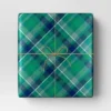 40" 125 Sq Ft Christmas Roll Wrap Green/Blue Plaid - Wondershop™ -Old World Christmas GUEST f8a59b85 e6df 4a99 82eb 52de3ecce612