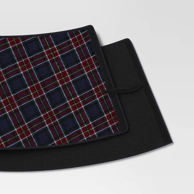 Christmas Roll Up Plaid Tree Collar Blue - Wondershop™ 5 Christmas Roll Up Plaid Tree Collar Blue - Wondershop™ - Image 3