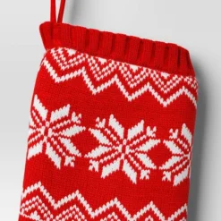 21" Christmas Red Fair Isle Stocking - Wondershop™ -Old World Christmas GUEST fcb2e24b 8660 4add b18d ae871135433c