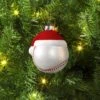 4" Christmas Glass Baseball With Hat Ornament - Wondershop™ -Old World Christmas GUEST fd80d675 3d2f 4e8e 8247 d119922ef5b8