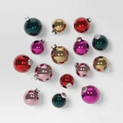 42pc Round Glass Christmas Tree Ornament Set - Wondershop™ 24 42pc Round Glass Christmas Tree Ornament Set - Wondershop™ -Old World Christmas GUEST ff871045 f937 4db3 bb65 07bf1aab607f